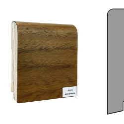 Плинтус шпонированный Finitura Dekor 120x30 прямой Орех американский