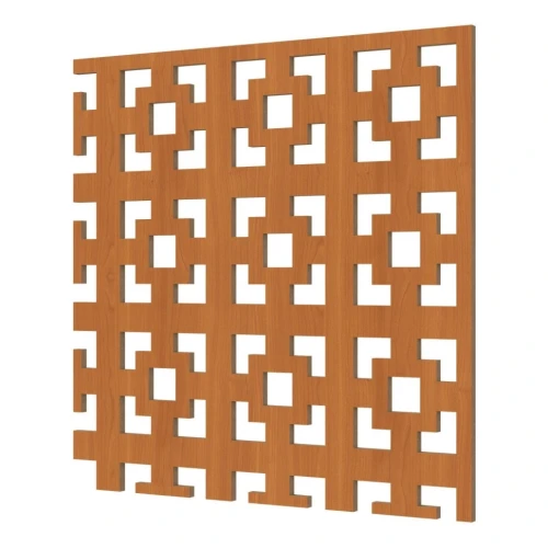 Перфорированная панель Cosca  Дамаско 2070х930мм ХДФ вишня