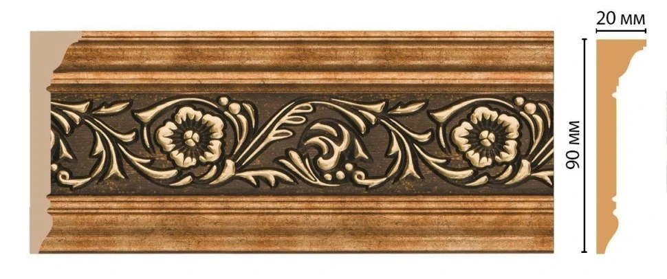 Плинтус Decomaster D226-57 на otdelka1.ru