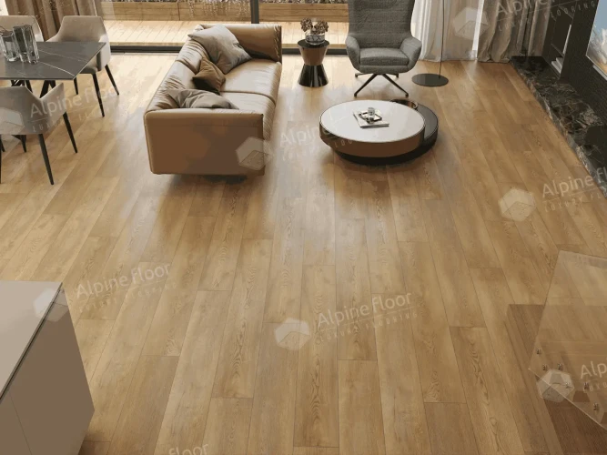Кварц-виниловый ламинат Alpine Floor Premium 12 ECO 24-2 Дуб Модерн на Otdelka1.ru
