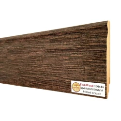 Плинтус МДФ Теквуд / Teckwood 100 мм Дуб Миллениум