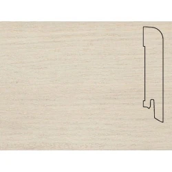 Плинтус шпонированный Педрос / Pedross Ясень беленый 70 х 15 мм