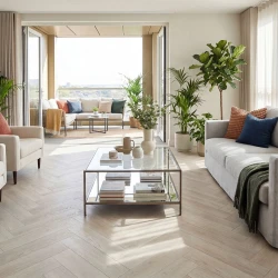 Минерально-каменный ламинат MSPC Stone Floor 2529-1 MP Дуб Саммерфилд