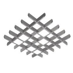 Светильник светодиодный Грильято 75x75 Pelin PIX 6 Металлик