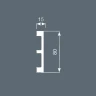Плинтус Cosca PX048 80х15 экополимер на otdelka1.ru