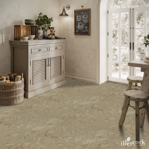 Клеевой пробковый паркет Ibercork Леон Чай на Otdelka1.ru