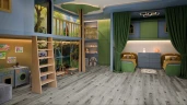 Кварц-виниловая плитка Damy Floor Family клеевая Дуб Классический серый на otdelka1.ru