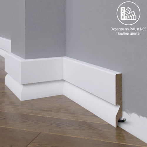 Плинтус МДФ Madest Decor 29-100-18 окрашенный по RAL/NCS на otdelka1.ru