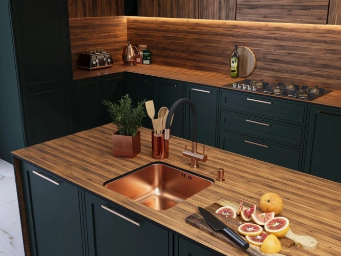 Смеситель EMAR ЕС - 3015 ЕС - 3015 PVD Coppery на Otdelka1.ru