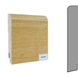 Плинтус шпонированный Finitura Dekor 120x30 прямой Ясень