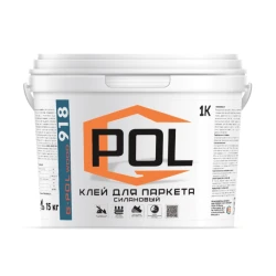 Однокомпанентный клей для паркета G-Pol Wood 918 силановый 15кг