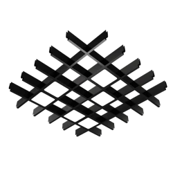 Светильник светодиодный Грильято 75x75 Pelin PIX 6 Черный