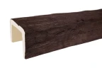 Балка Уникс Б3 полиуретановая Тёмный дуб на otdelka1.ru