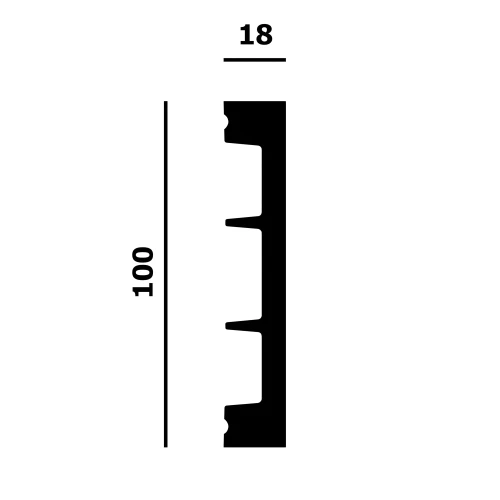 Плинтус Perfect / Перфект P210 на otdelka1.ru