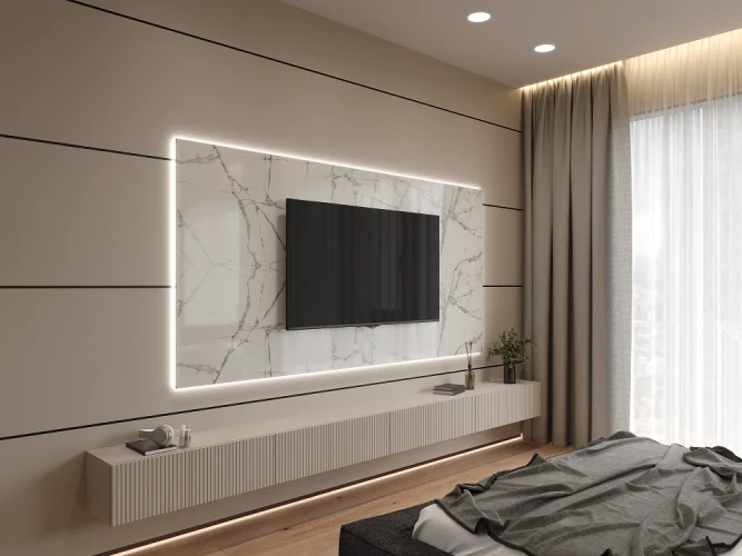 Теневая рейка Laconistiq Multilevel New Серебристый анодированный на otdelka1.ru