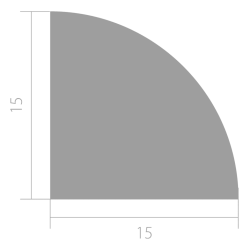 Молдинг Ultrawood E2E 0215 2440x15x15