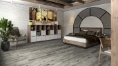 Кварц-виниловая плитка Damy Floor Family клеевая Дуб Состаренный Серый на Otdelka1.ru