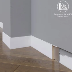 Плинтус МДФ Madest Decor 25-058-10 окрашенный по RAL/NCS