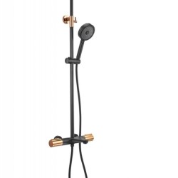 Душевая система Oulin OL-HT-2318 чёрный матовый