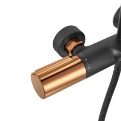 Душевая система Oulin OL-HT-2318 чёрный матовый