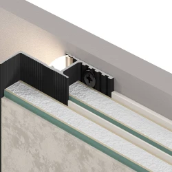 Теневая рейка Laconistiq Multilevel New Черный анодированный