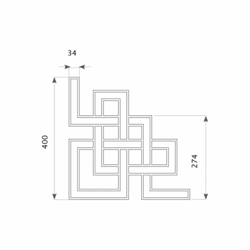 3D орнамент Cosca арт.04 на otdelka1.ru