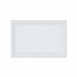 Экран для радиатора Cosca Модерн рамка 600х900 мм белый перфорация Квадро 10-20
