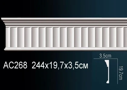 Молдинг с рисунком Perfect / Перфект AC268 на Otdelka1.ru