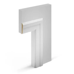 Наличник Cosca AN01 под покраску белый 90x16 мм МДФ