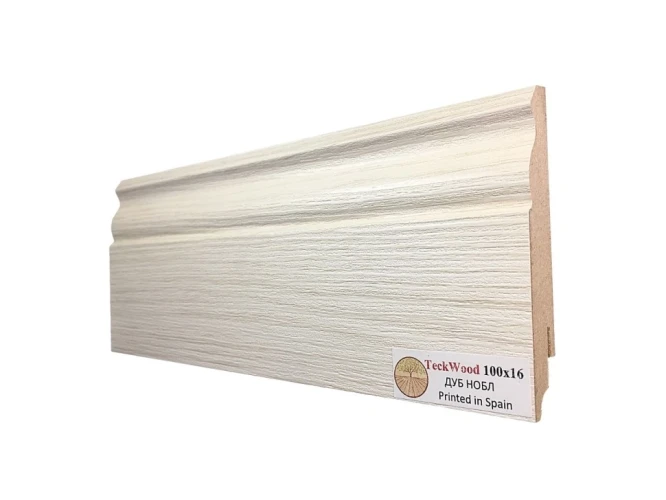 Плинтус МДФ Теквуд / Teckwood 100 мм Дуб Нобл на otdelka1.ru