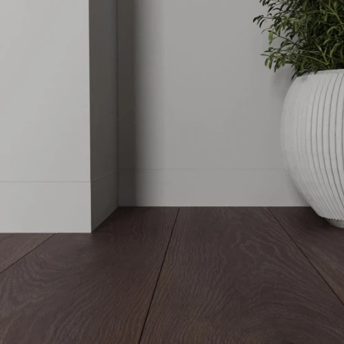 Вставка МДФ в скрытый плинтус LWD Белый грунт 100 мм на otdelka1.ru