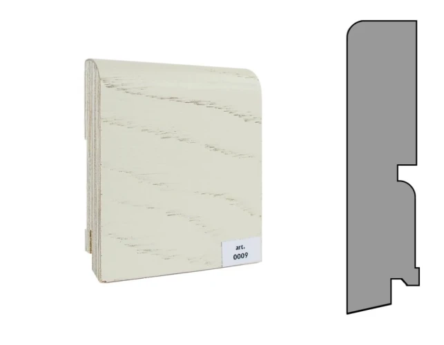 Плинтус шпонированный Finitura Dekor 120x30 прямой №009