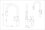 Смеситель OULIN OL-8018 OL - 8018 Black на Otdelka1.ru