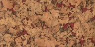 Настенная пробка Коркстайл / Corkstyle Wall design Monte red на otdelka1.ru