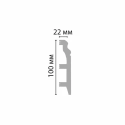 Плинтус напольный Decomaster D232-1629G