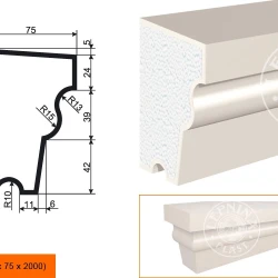 Фасадный подоконник LepninaPlast ПВ-110/1
