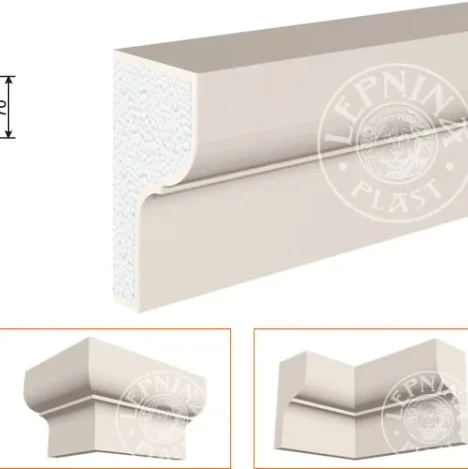 Фасадный карниз LepninaPlast КВ-270/1 на Otdelka1.ru