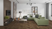 Кварц-виниловая плитка Damy Floor Chevron клеевая Шайо на otdelka1.ru