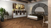 Кварц-виниловая плитка Damy Floor Chevron клеевая Шайо на otdelka1.ru