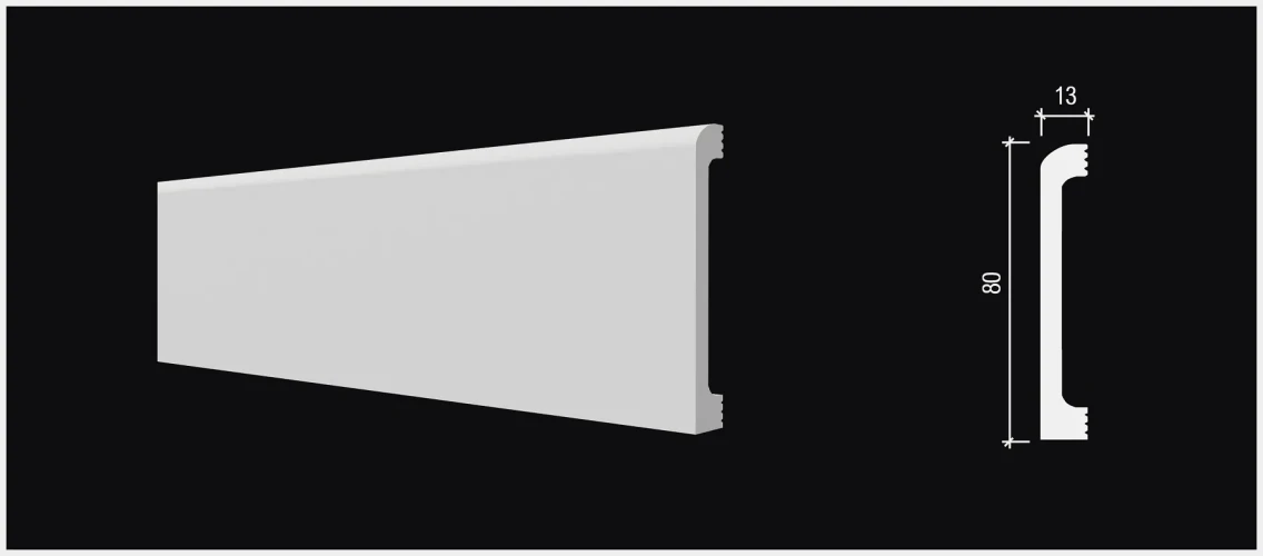 Плинтус гибкий Decor Dizayn DD706-E на Otdelka1.ru