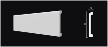 Плинтус гибкий Decor Dizayn DD706-E на Otdelka1.ru