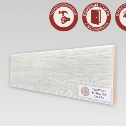 Плинтус МДФ Teckwood 80 мм Дуб Айс