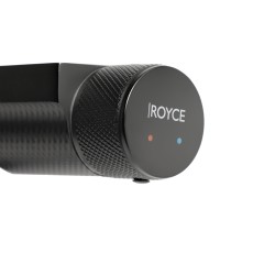 Душевая система Royce Корона RCS-112201BL, с гиг. душем, черн. мат.