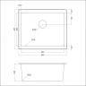 Мойка EMAR EMQ-1555.P EMQ-1555.P Оникс на Otdelka1.ru
