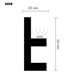 Молдинг ПРАЙМДЕКОР iX профиль M08 под подсветку