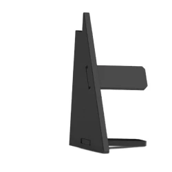 Комплект заглушек (левая + правая) для микроплинтуса Laconistiq Light черный анодированный