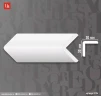 Угловой молдинг Decomaster D134 на Otdelka1.ru