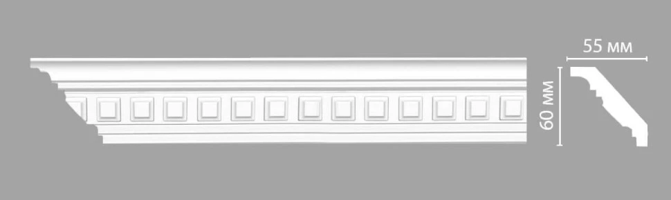 Потолочный плинтус с орнаментом Decomaster 95126