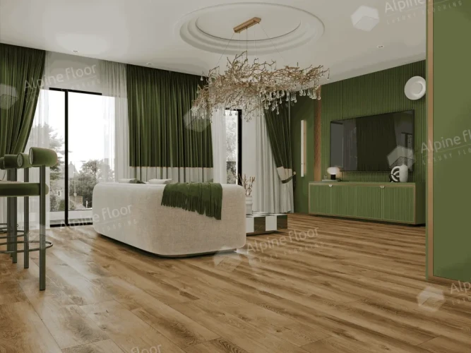 Кварц-виниловый ламинат Alpine Floor Premium 12 ECO 24-7 Дуб Карте на otdelka1.ru