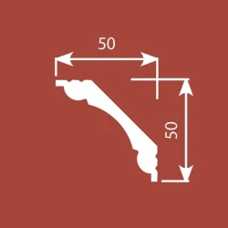 Карниз Cosca KX001 50x50 экополимер